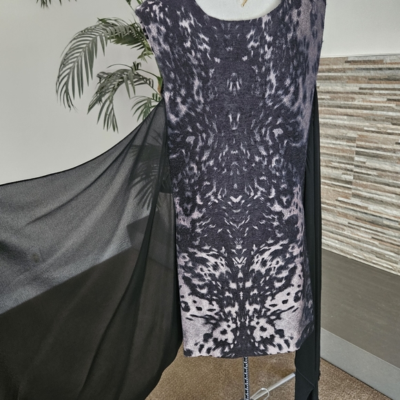 Albino luxury Italuan designer tunic top silk and chiffon - Picture 5 of 7